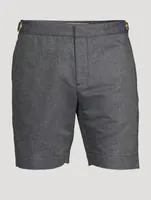 Harrop Linen-Blend Tailored Shorts