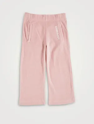Toddler Velour Tracksuit Pants