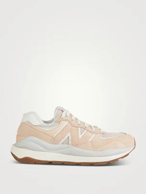57/40 Suede And Mesh Sneakers