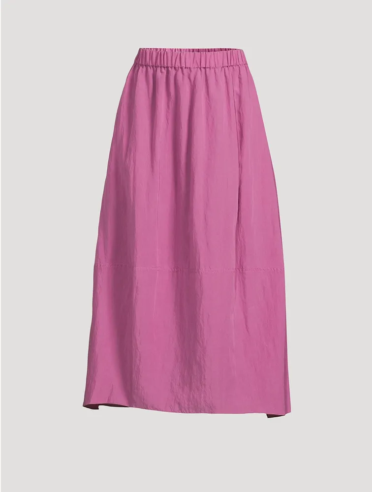 Tiered Midi Skirt