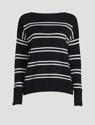 Double Stripe Wool And Cashmere Sweater