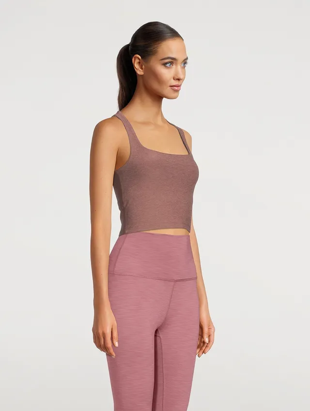 BEYOND YOGA Spacedye Squareneck Cropped Tank Top