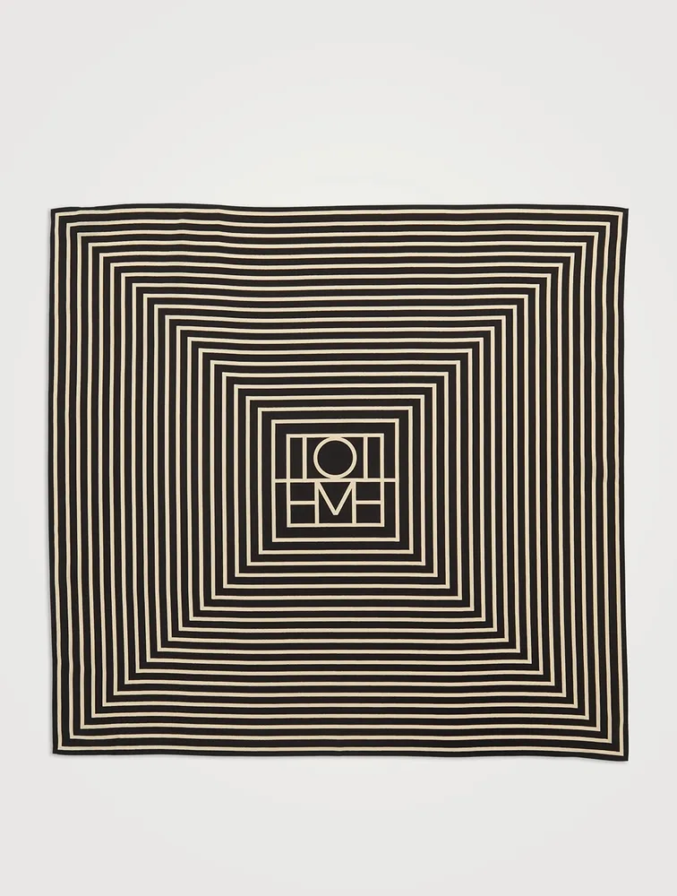 Silk Signature Monogram Scarf