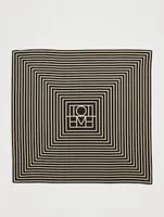 Silk Signature Monogram Scarf