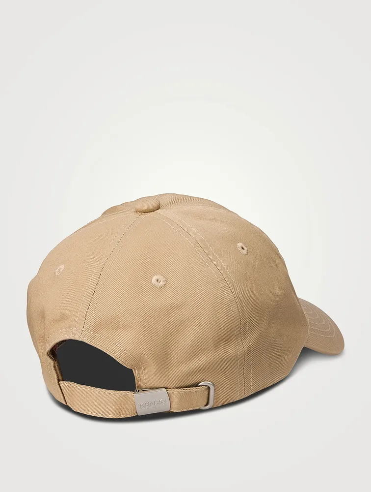 Canvas Baseball Cap With Logo