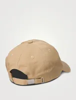 Canvas Baseball Cap With Logo