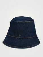 Souna Stone Washed Denim Bucket Hat