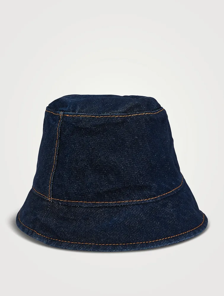 Souna Stone Washed Denim Bucket Hat