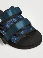 Moto Bandana Nylon Slide Sandals