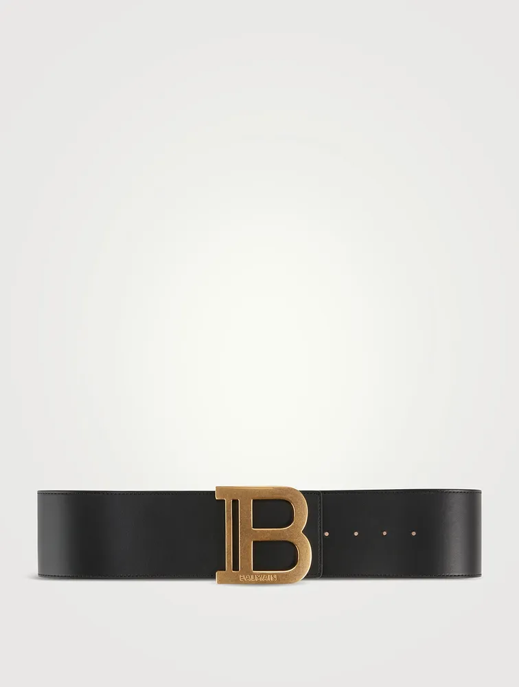 B-Belt Wide Leather Belt
