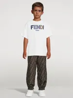 Kids Cotton Text T-Shirt