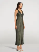 Giorgia Satin Midi Dress