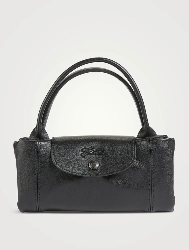 Longchamp Le Pliage Cuir S Top Handle Bag