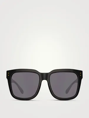 Linda Farrow Dakota Flat Top Sunglasses