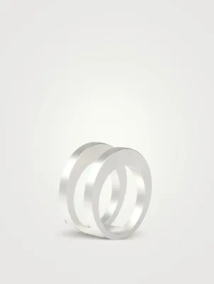 Vault Double Sterling Silver Ring