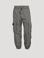 Nylon Monogram Cargo Pants