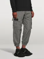 Nylon Monogram Cargo Pants