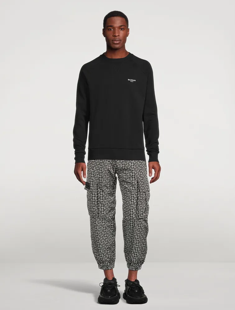 Nylon Monogram Cargo Pants