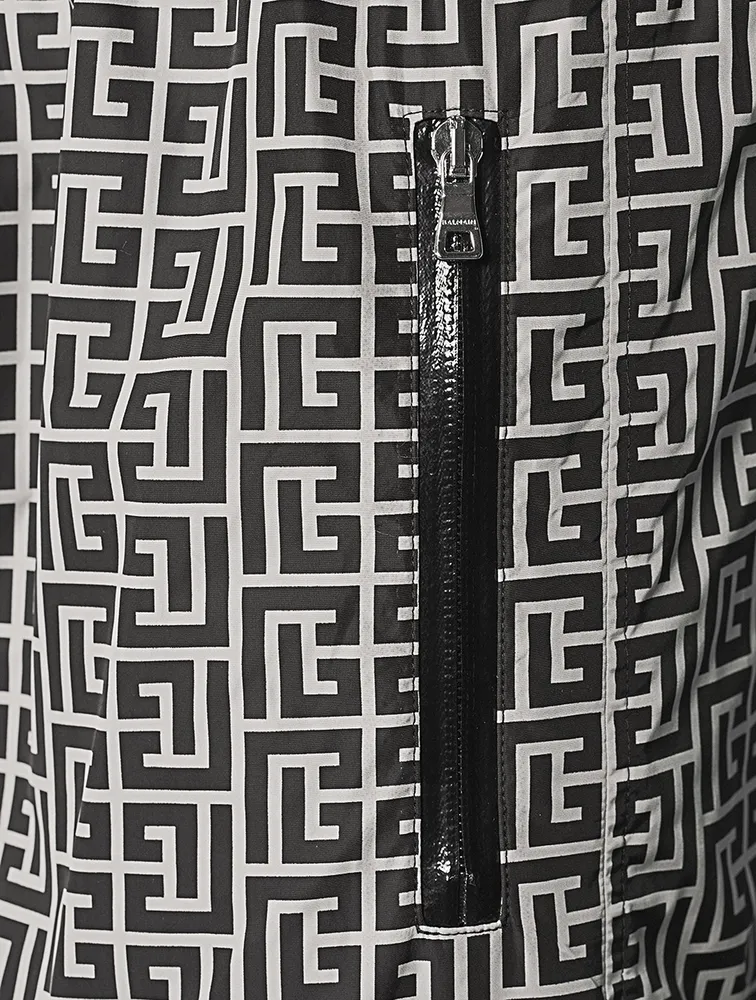 Nylon Monogram Cargo Pants