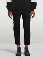 Wool Felt Rider Pants With Knee-Pads