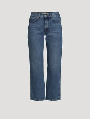 Goldin Straight Cropped Jeans