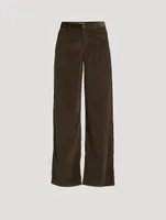 Eglitta Cotton And Cashmere Corduroy Pants