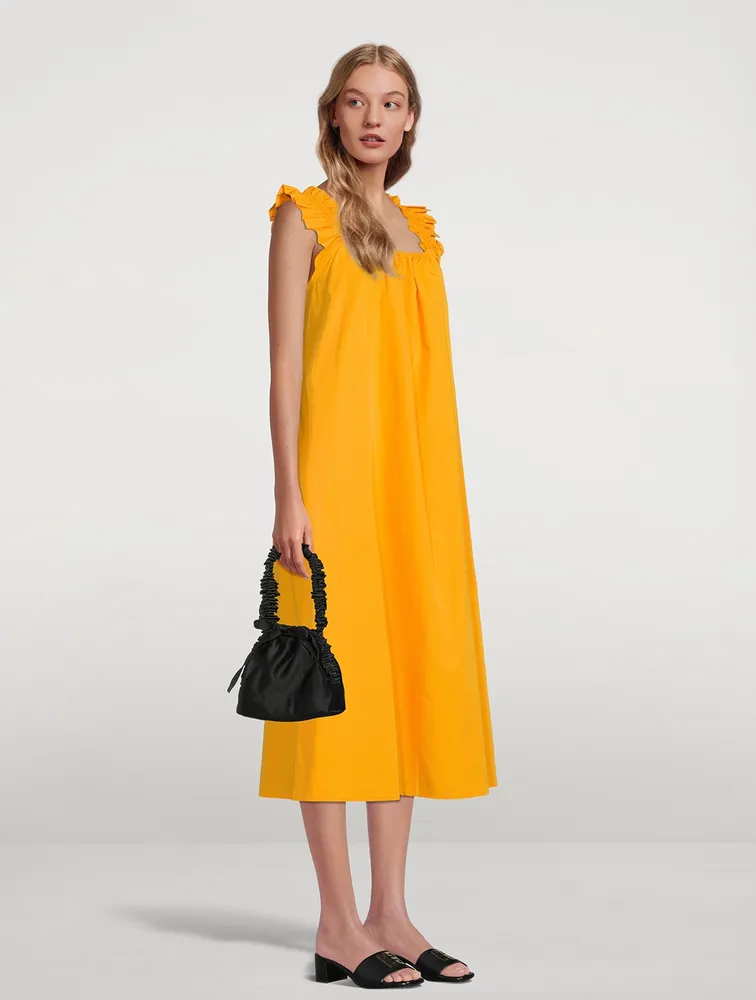 Gill Ruffled Midi Dress