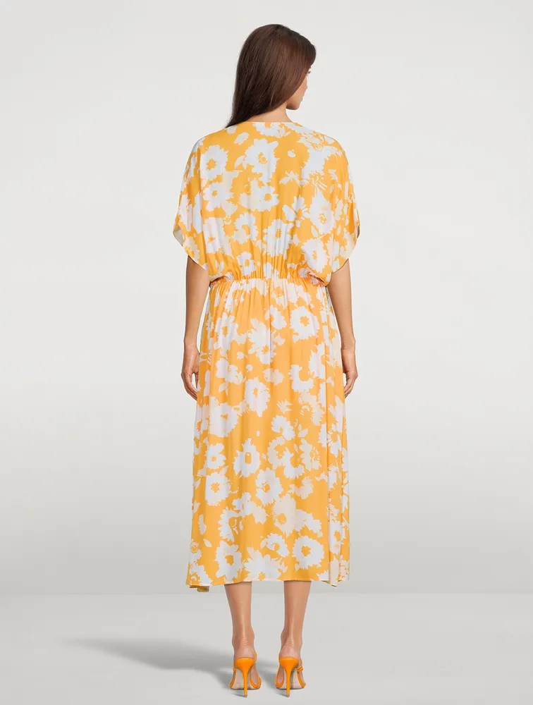 Andina Midi Dress In Floral Print