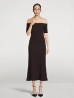 Tindra Off-The-Shoulder Midi Dress