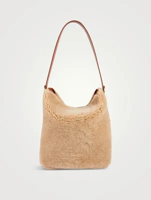 Shearling Tote Bag