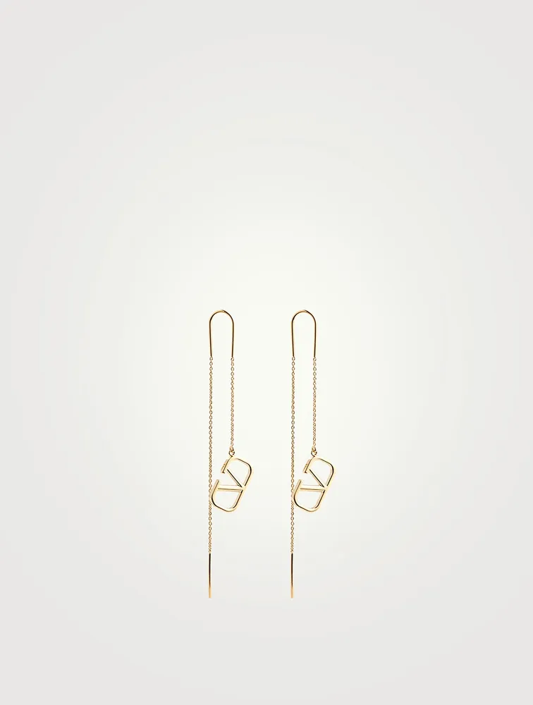 VLOGO Threader Earrings