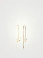 VLOGO Threader Earrings