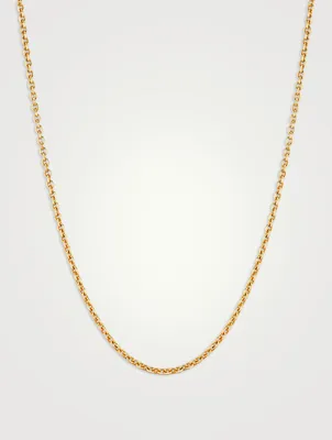 Magnetic 18K Round Gold Chain