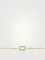 Magnetic 18K Gold Bracelet With Diamonds