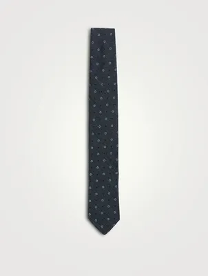 Cotton Silk And Wool Tie