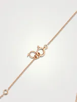 Petite Wulu 18K Rose Gold Necklace With Diamonds And Mother-Of-Pearl