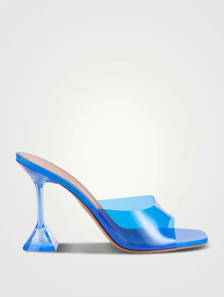 Lupita Glass Clear PVC Heeled Sandals