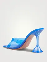 Lupita Glass Clear PVC Heeled Sandals