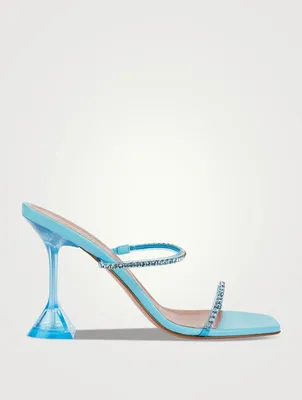 Gilda Glass Heeled Sandals