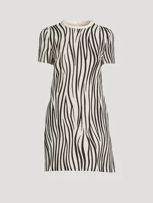 Shift Dress Zebra 1966 Print