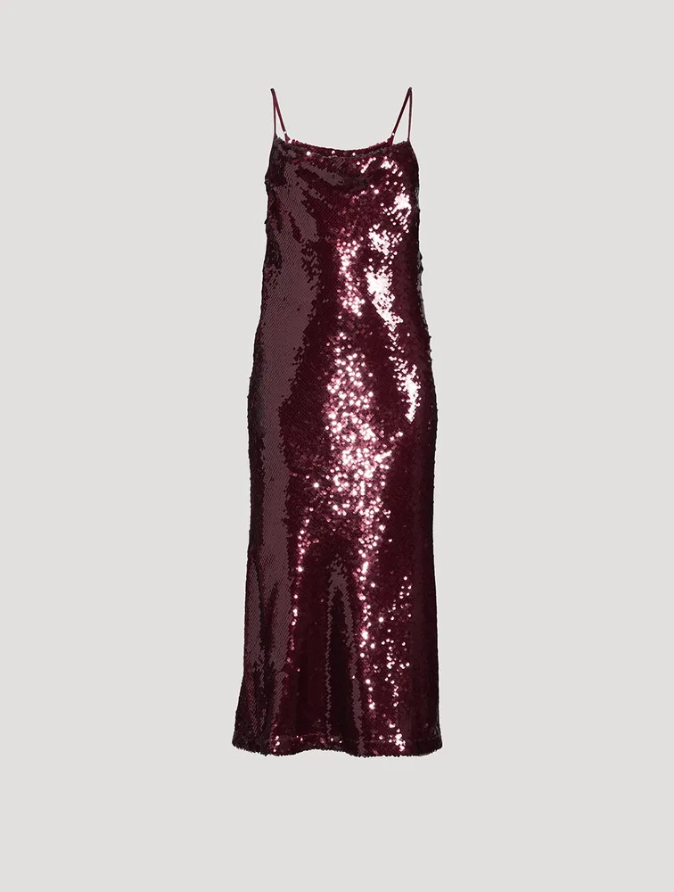 Sequin Slip Dress