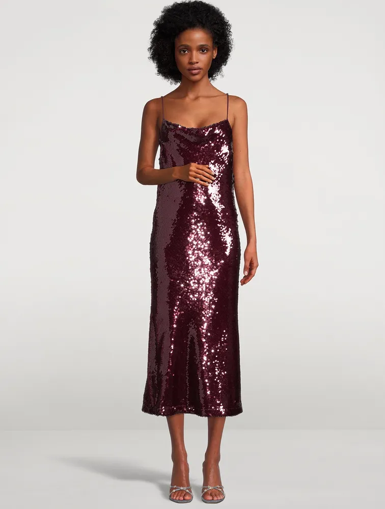 Sequin Slip Dress