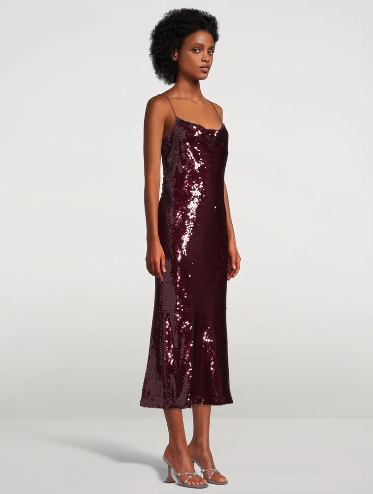 Sequin Slip Dress