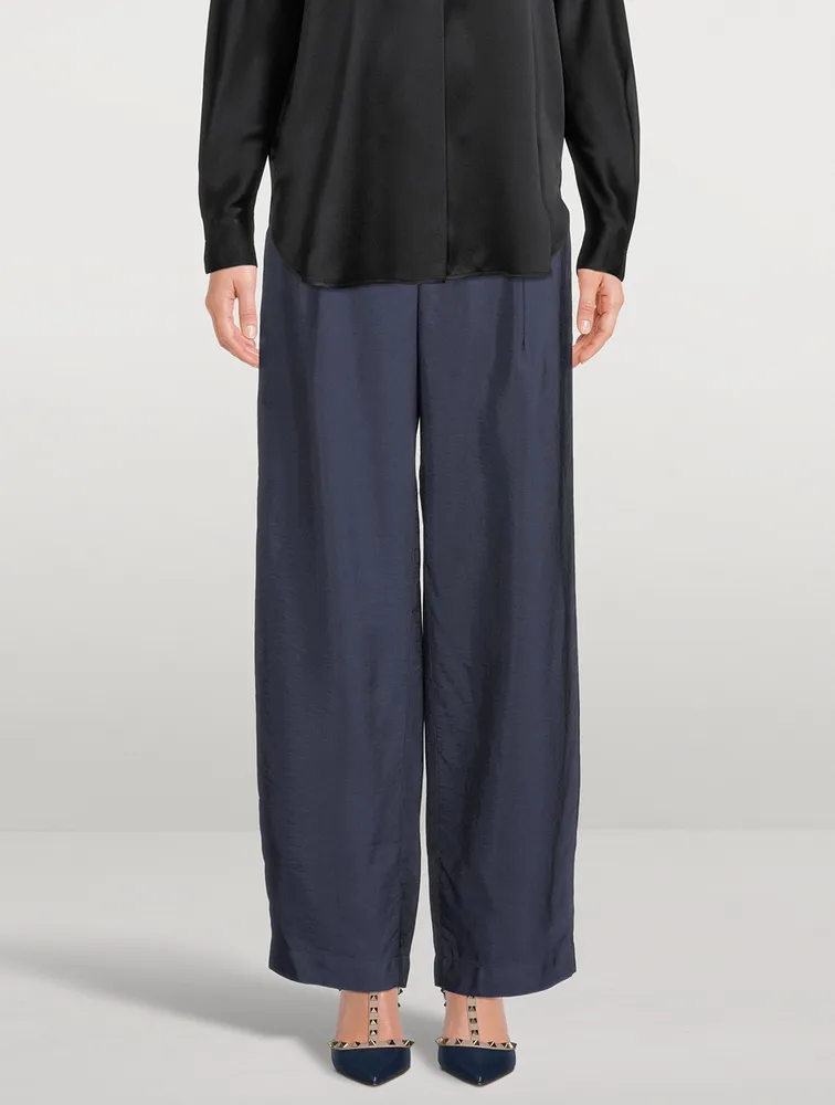 Straight-Leg Trousers