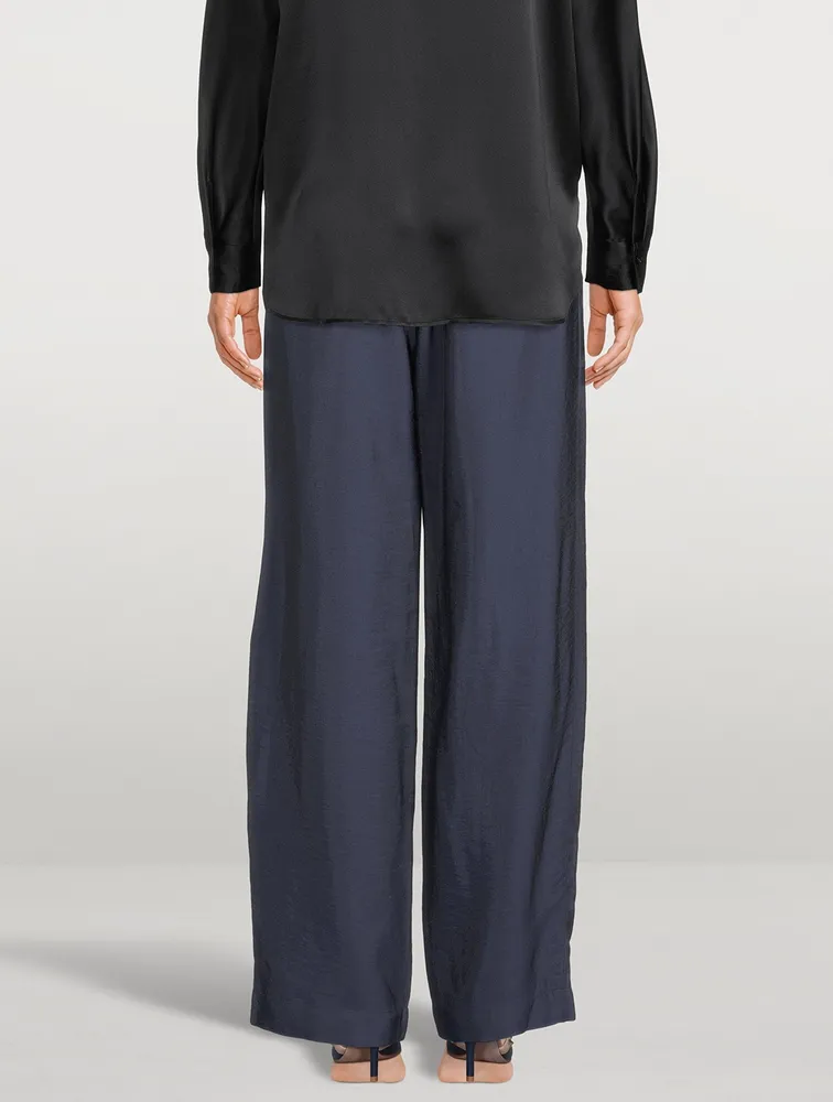 Straight-Leg Trousers