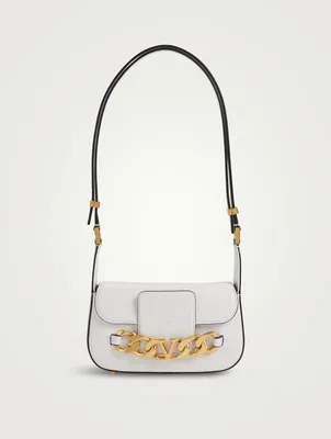 VLOGO Chain Leather Shoulder Bag