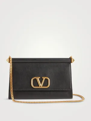 VLOGO Leather Crossbody Bag