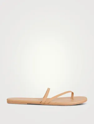 Sarit Leather Slide Sandals