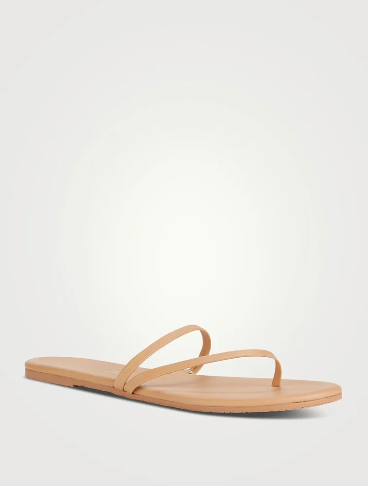 Sarit Leather Slide Sandals