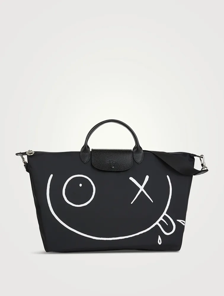 Longchamp x André Large Le Pliage Travel Bag